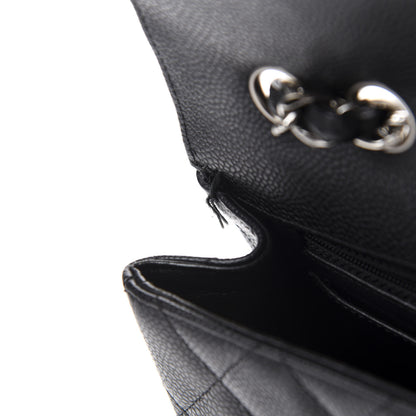 Chanel Caviar Quilted Jumbo Single Flap Black 8 of 11