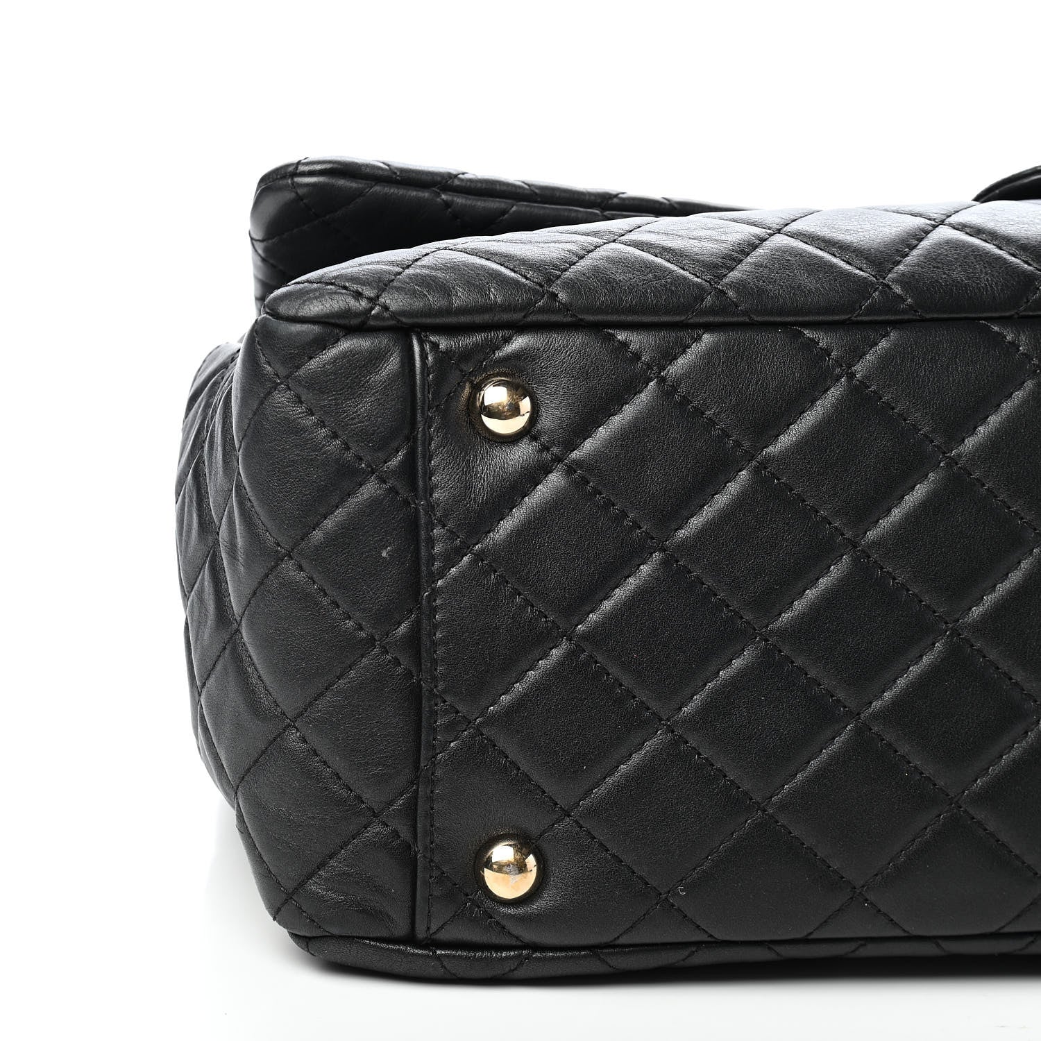 Chanel Calfskin Quilted XXL Travel Flap Bag Black 8 of 9