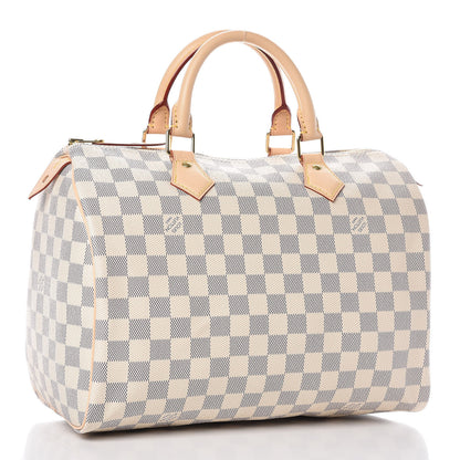 Louis Vuitton Damier Azur Speedy 30 3 of 9