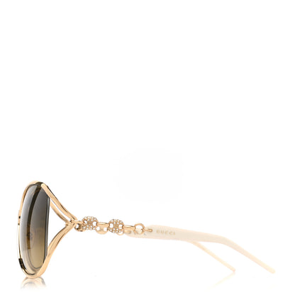 Gucci Crystal Marina Chain Sunglasses GG4250/N/S White 3 of 8