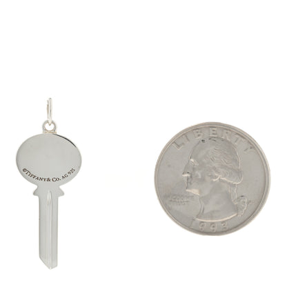 Tiffany Sterling Silver Modern Keys Oval Key Pendant 2 of 3