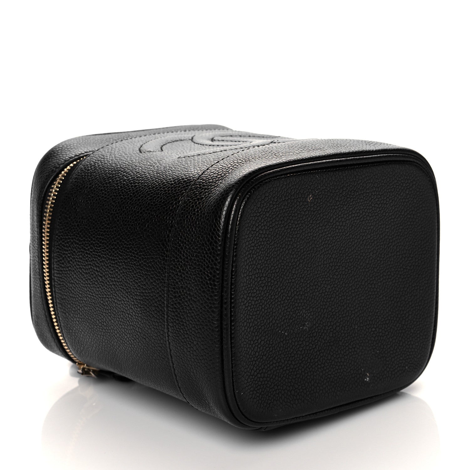 Chanel Caviar Vanity Cosmetic Case Black 4 of 13