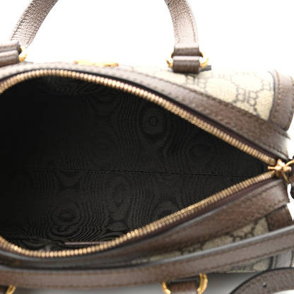 Gucci X BALENCIAGA BB Supreme Monogram Web Small Ophidia Boston Bag Beige New Acero 5 of 11