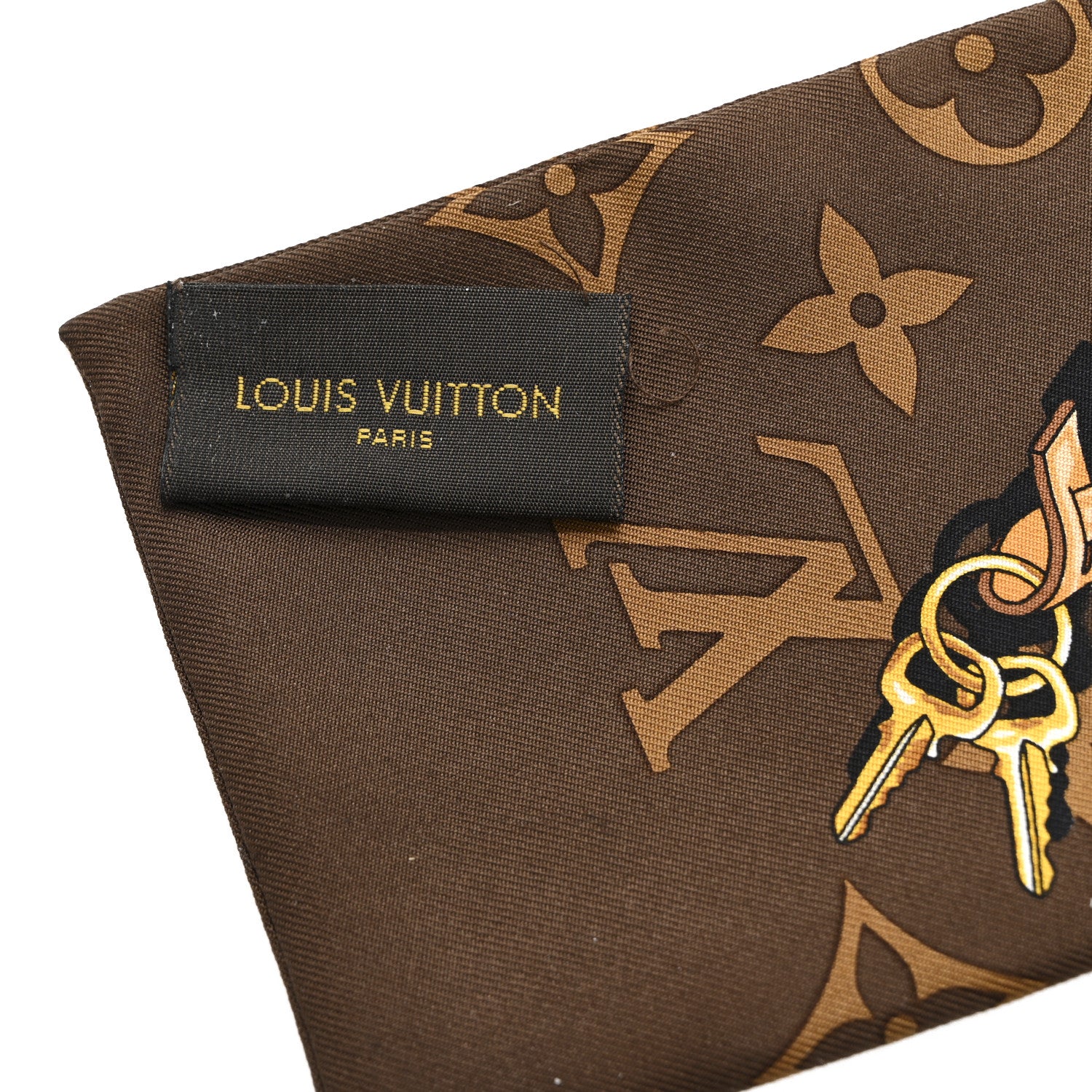 Louis Vuitton Silk Monogram Confidential Bandeau Brown 1844743
