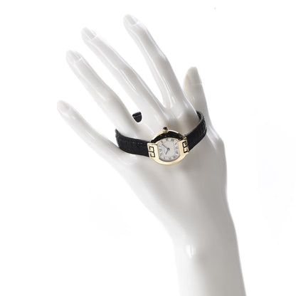 Cartier 18K Yellow Gold Crocodile 26mm Ellipse Quartz Watch 2 of 11