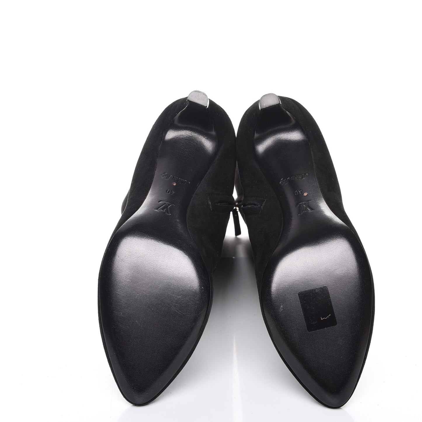 Suede Goatskin Praise High Boots 40 Black