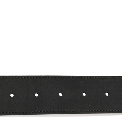 Gucci Moon Calfskin Pearl Double G 40mm Belt 80 32 Black Cream 4 of 6