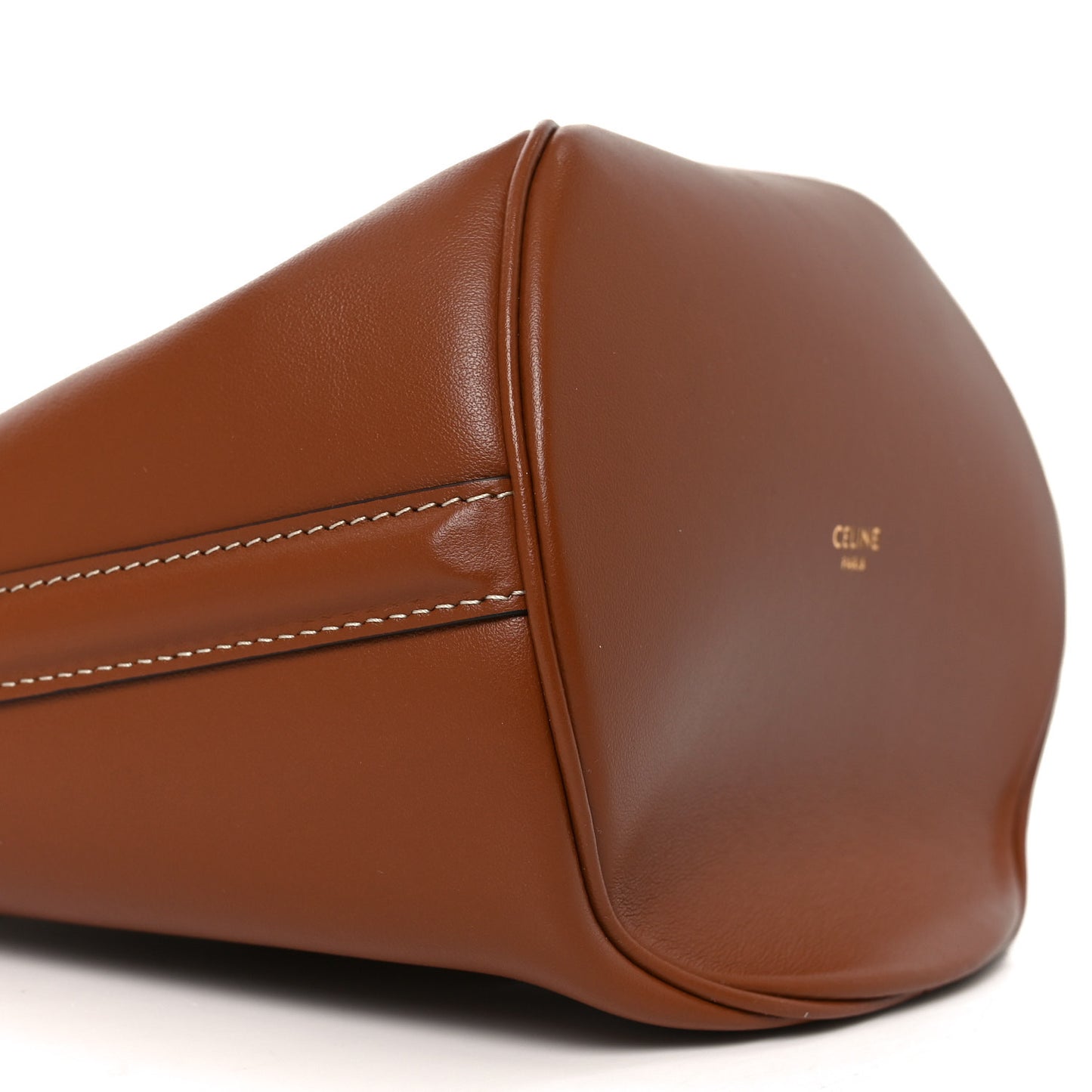 Smooth Calfskin Teen Bucket 16 Tan