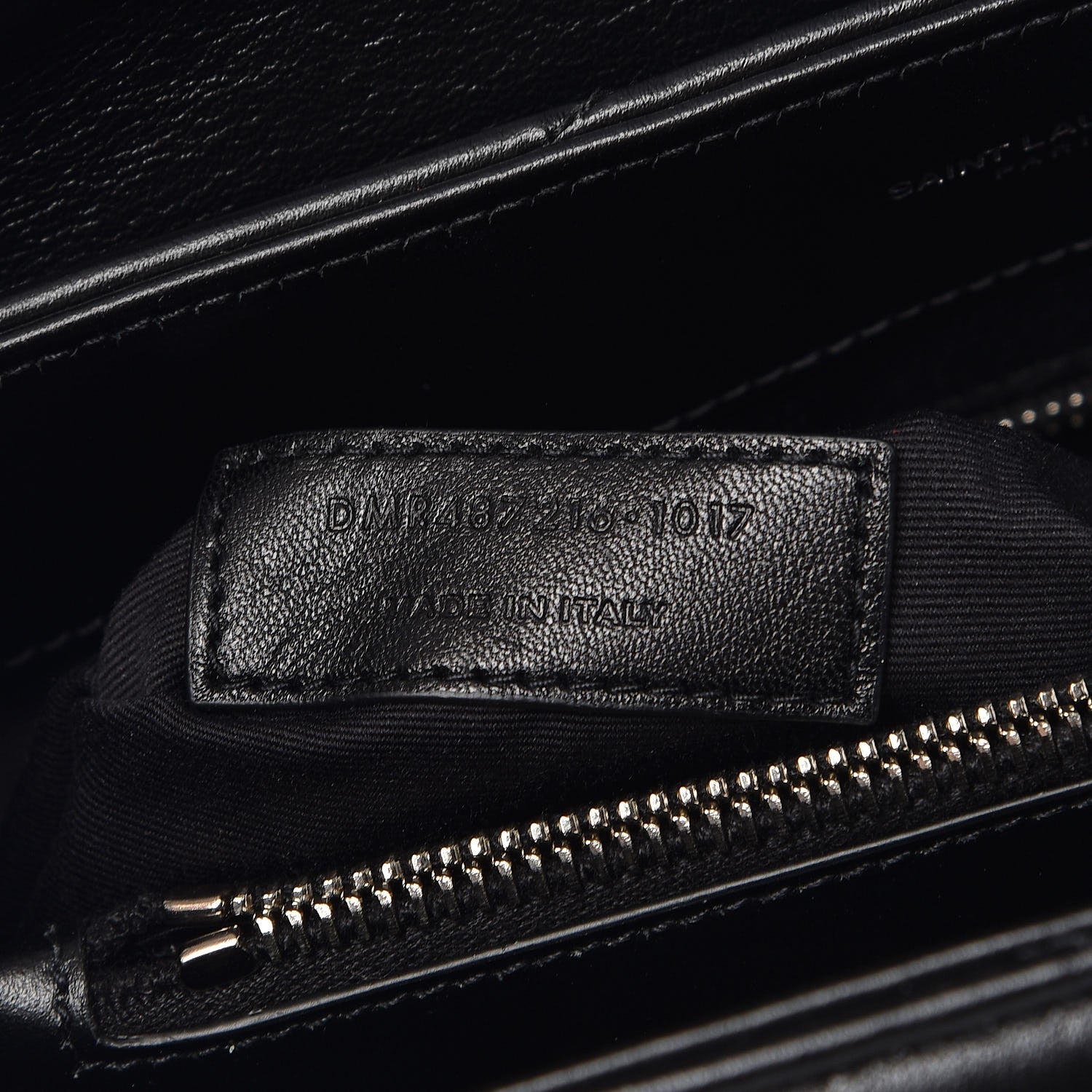 Saint Laurent Calfskin Y Quilted Monogram Medium Loulou Chain Satchel Black 9 of 9