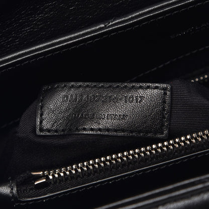 Saint Laurent Calfskin Y Quilted Monogram Medium Loulou Chain Satchel Black 9 of 9