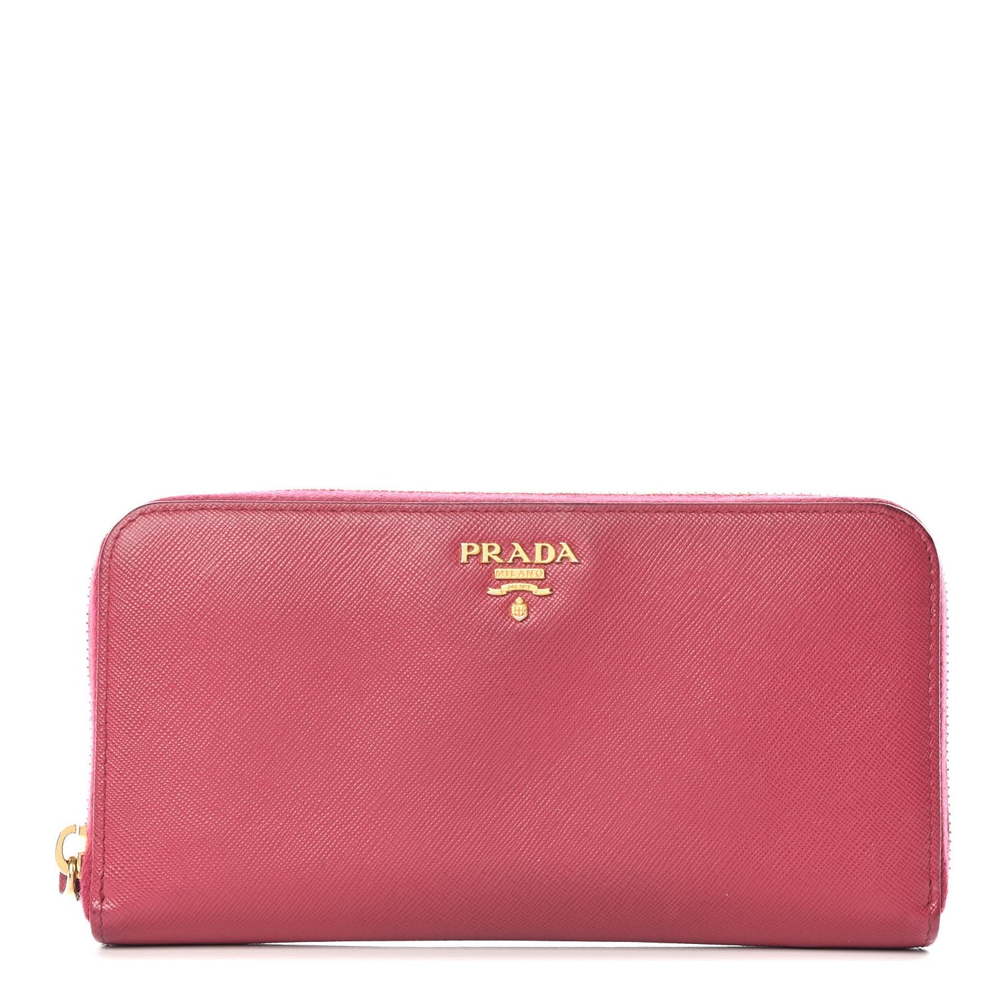 Saffiano Zip Around Wallet Peonia