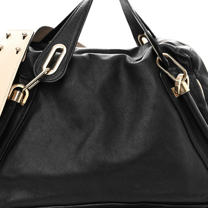 Chloe Calfskin Large Military Paraty Black 6 of 8