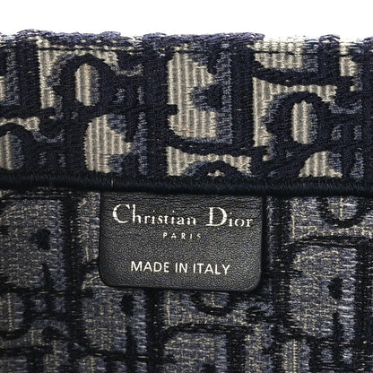 Christian Dior Oblique Medium Book Tote Blue Multicolor 6 of 9
