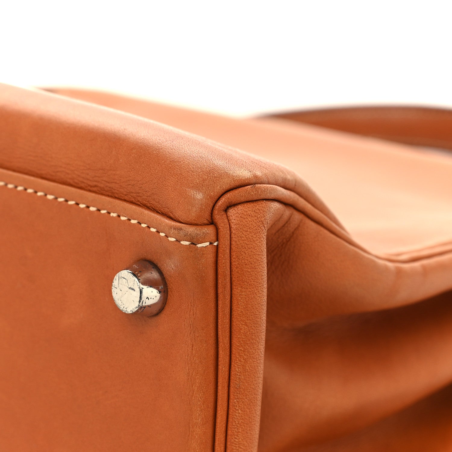 Hermes Natural Barenia Kelly Retourne 32 Fauve 12 of 14