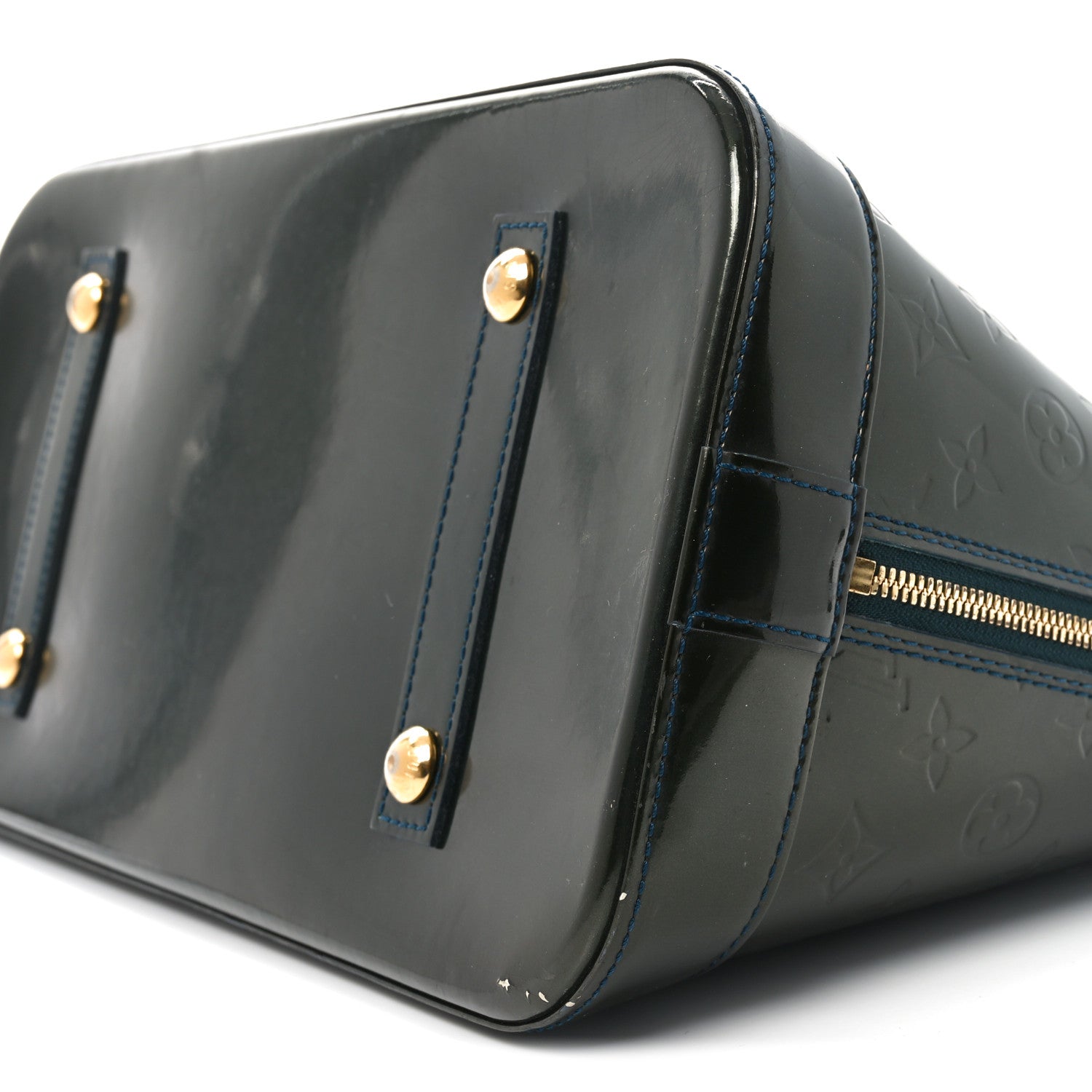 Louis Vuitton Vernis Alma GM Blue Nuit 9 of 9