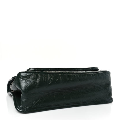Saint Laurent Crinkled Calfskin Matelasse Monogram Medium Niki Chain Satchel Military Olive 4 of 9