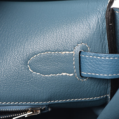 Hermes Togo Birkin 35 Blue Jean 20 of 36