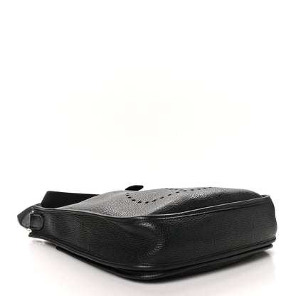 Hermes Taurillon Clemence Evelyne III PM Black 4 of 10