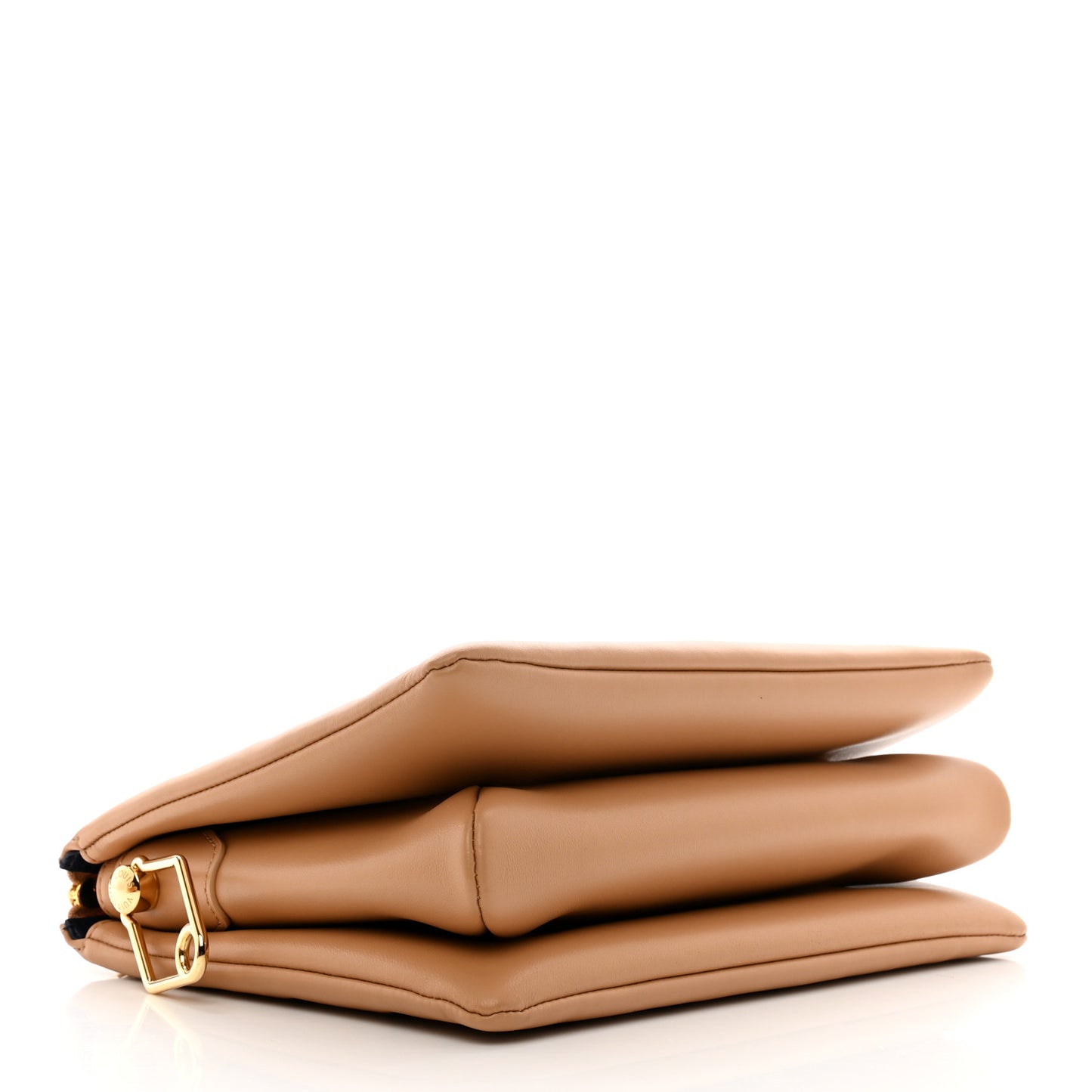 Lambskin Embossed Monogram Coussin PM Camel