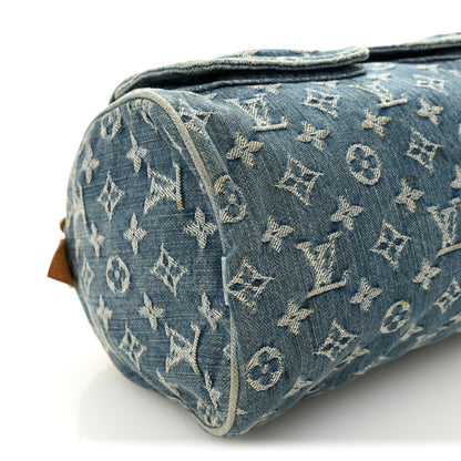 Louis Vuitton Monogram Denim Neo Speedy Blue 9 of 14