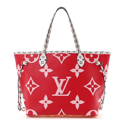 Louis Vuitton Monogram Giant Neverfull MM Rouge 1 of 15