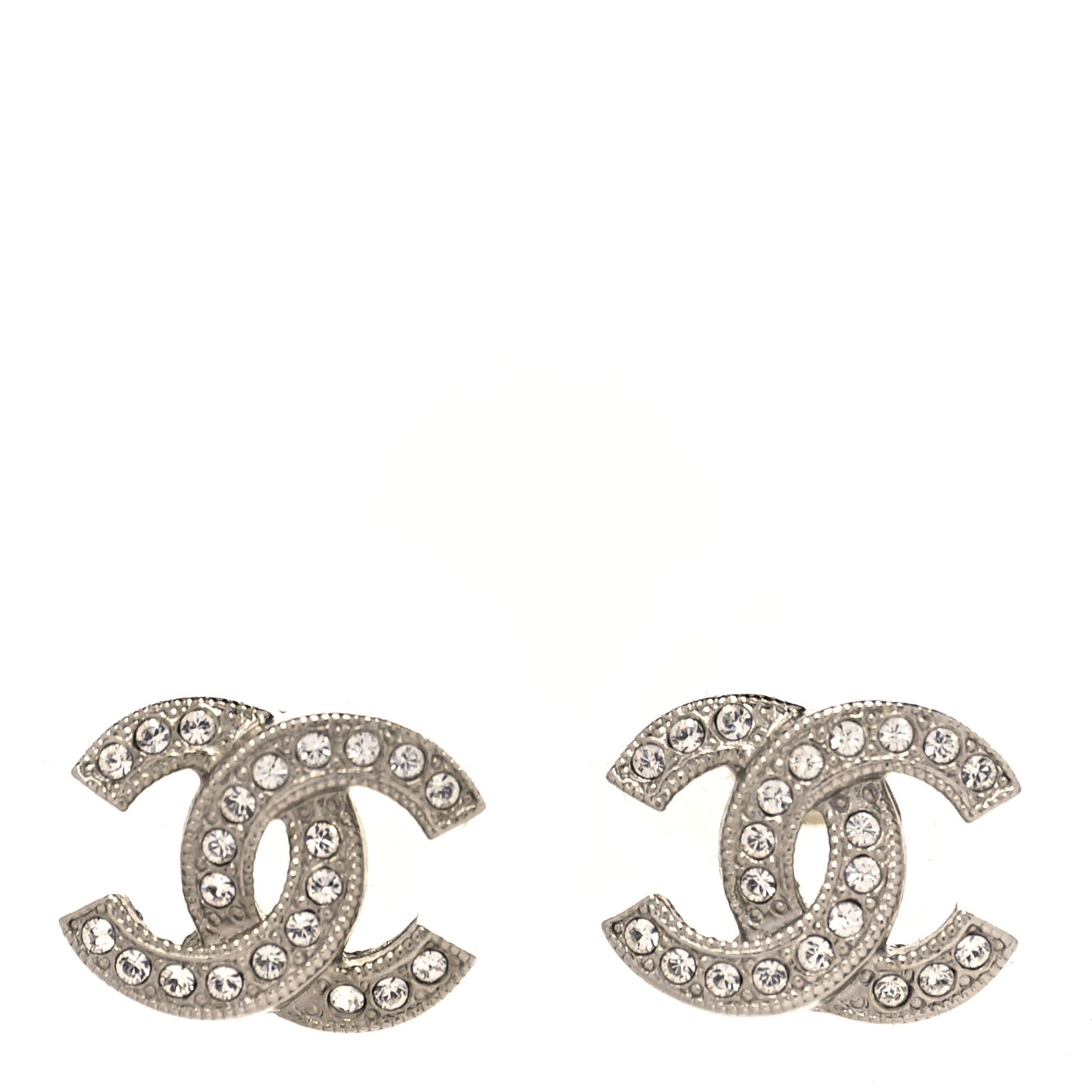 Crystal CC Earrings Gold