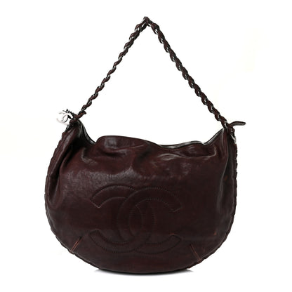 Chanel Calfskin Modern Chain Hobo Brown 1 of 9