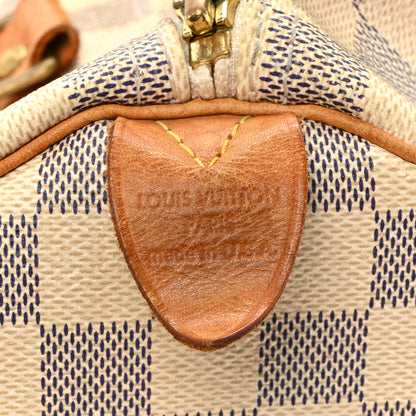 Louis Vuitton Damier Azur Speedy 30 6 of 25