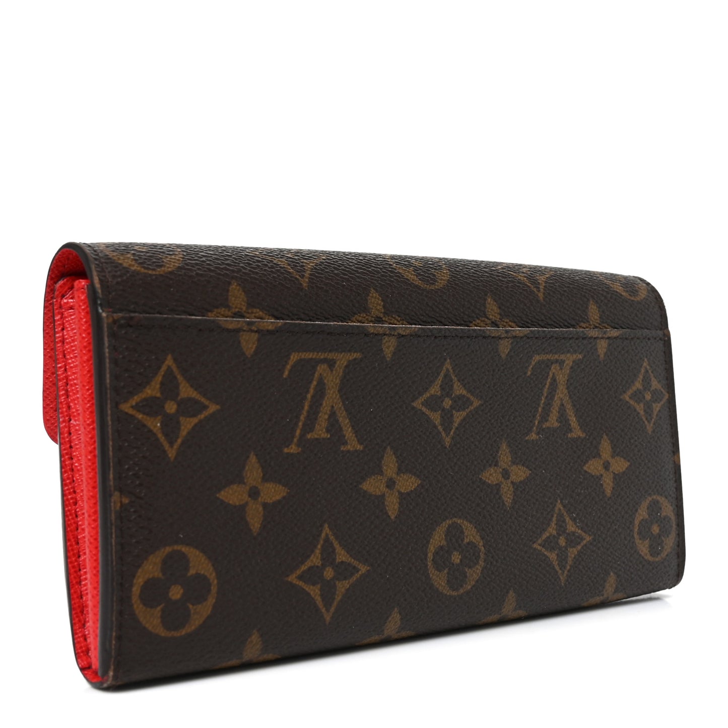 Monogram Sarah Wallet NM Coquelicot