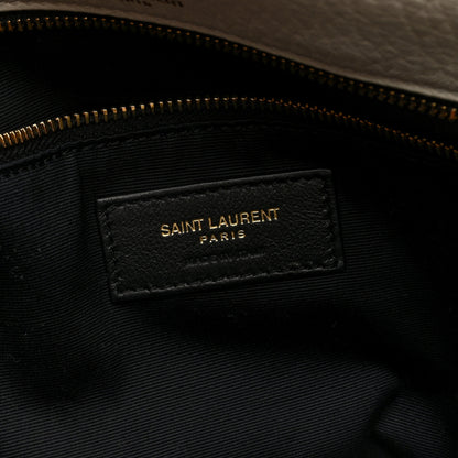 Saint Laurent Grained Lambskin Large Calypso Blanc Vintage 6 of 9
