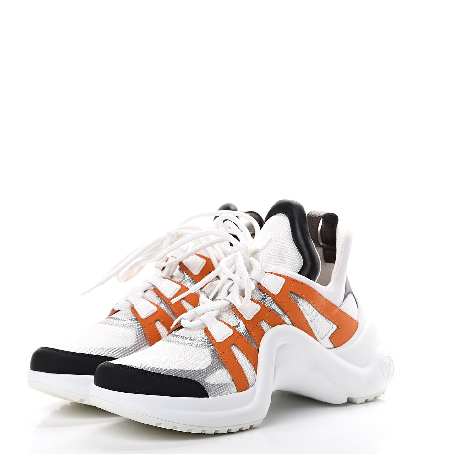 Calfskin Technical Nylon LV Archlight Sneaker 39 White