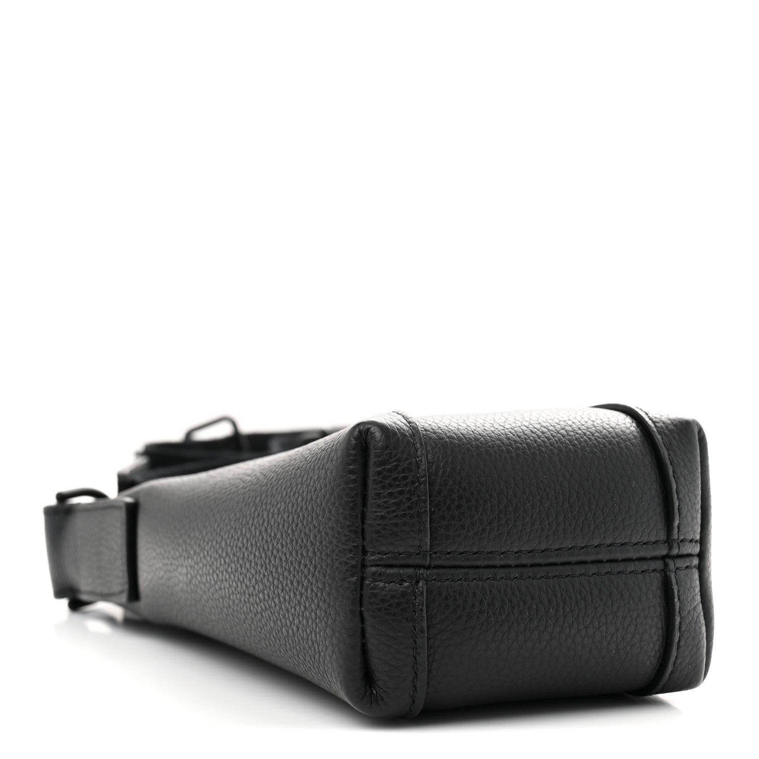 Balenciaga Calfskin Hourglass Phone Holder Bag Black 4 of 9
