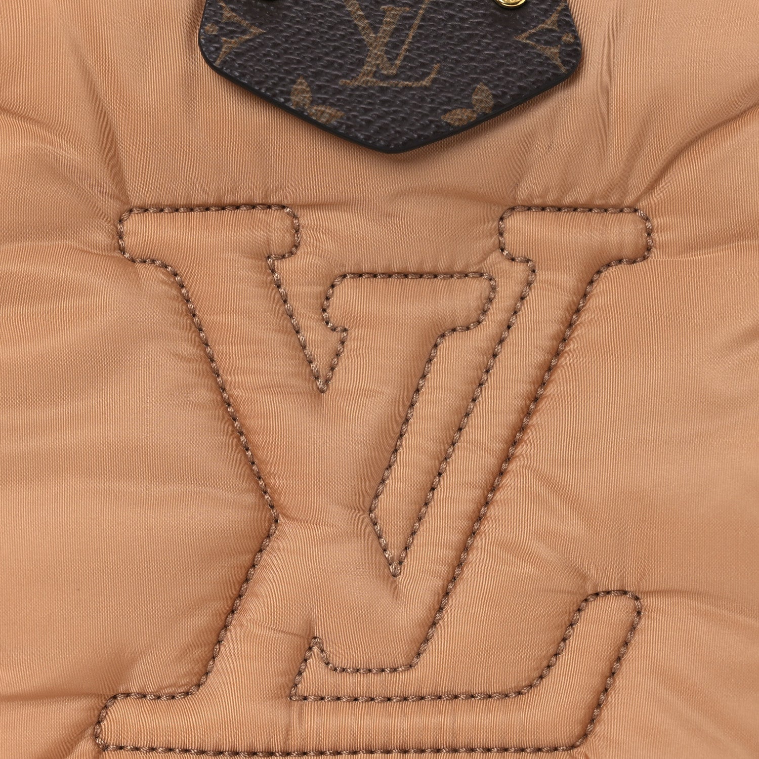 Louis Vuitton Econyl Monogram Pillow Maxi Multi Pochette Accessories Kaki Beige 9 of 11