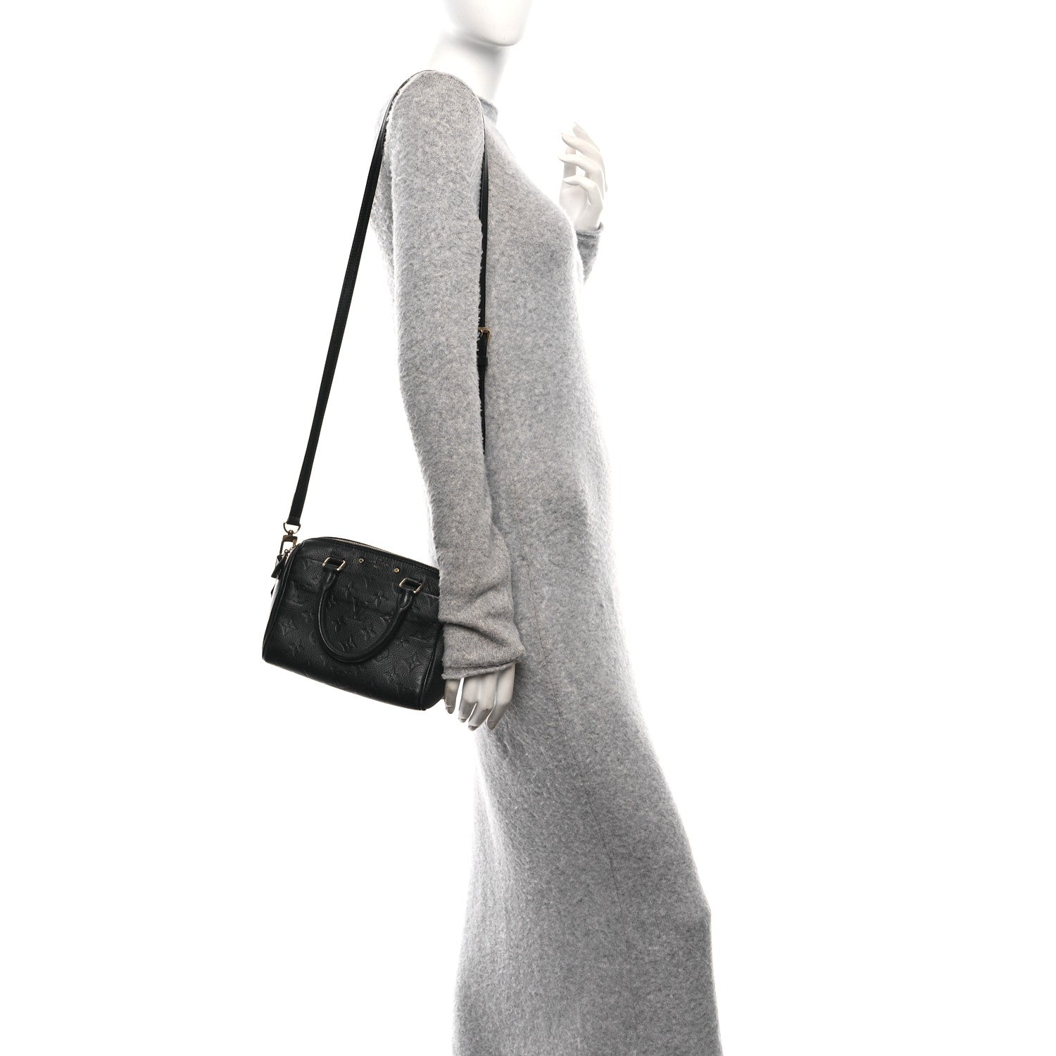 Louis Vuitton Empreinte Speedy Bandouliere 20 NM Black 2 of 13