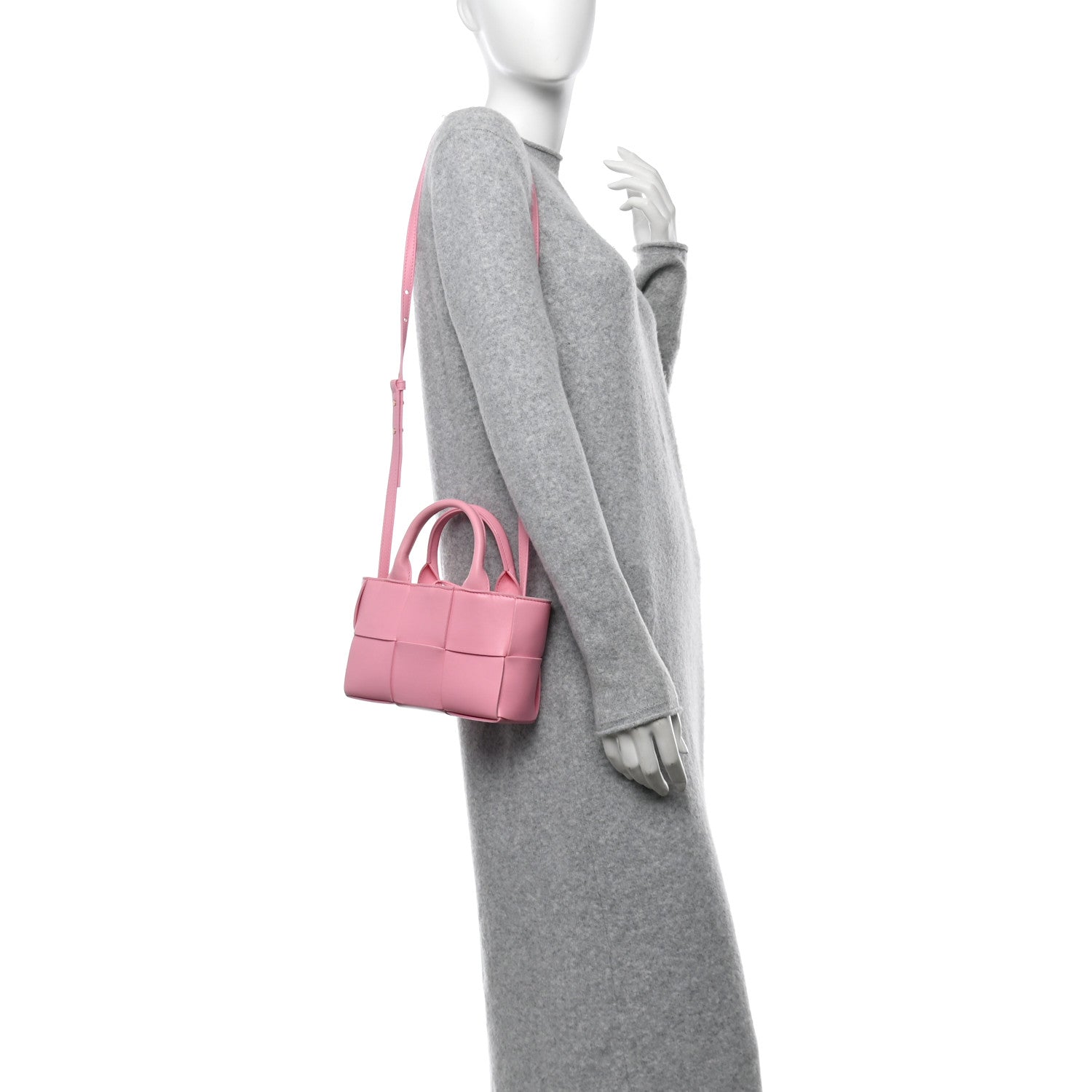 Bottega Veneta Lambskin Maxi Intreccio Candy Arco Tote Ribbon 2 of 10