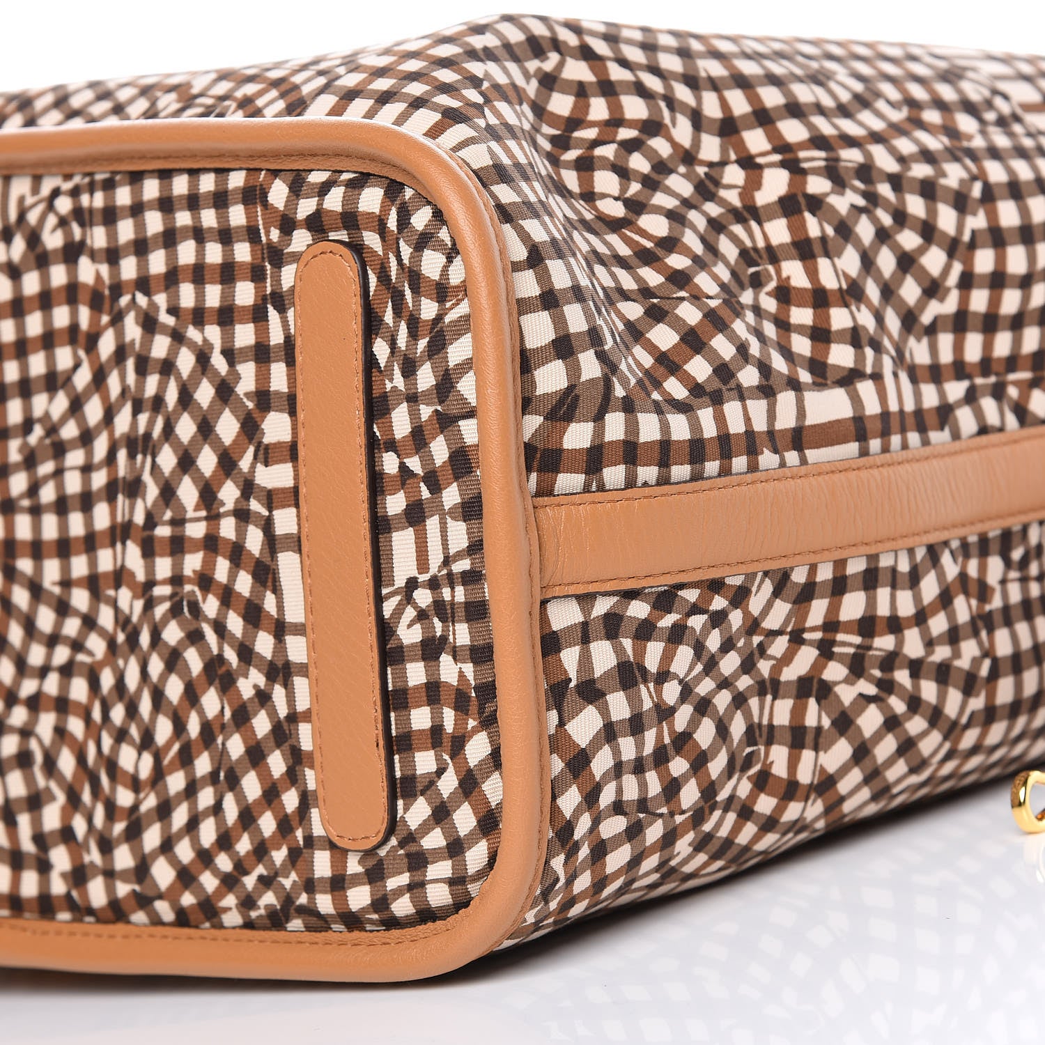 MCM Visetos Medium Liz Reversible Shopper Tote Cognac 14 of 15