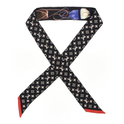 Louis Vuitton Silk Monogram Tribute To Noe BB Bandeau Black 1 of 4