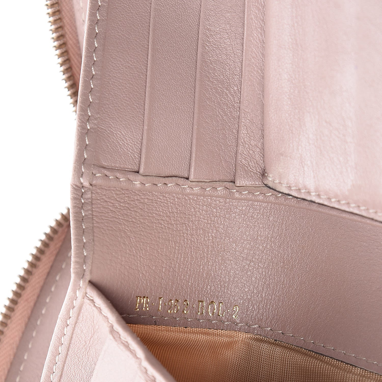 Valentino Garavani Calfskin Medium Rockstud Organizer Zip Around Wallet Poudre 8 of 9