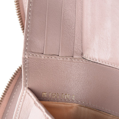 Valentino Garavani Calfskin Medium Rockstud Organizer Zip Around Wallet Poudre 8 of 9