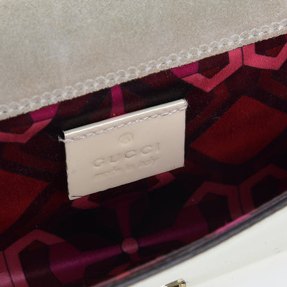 Gucci Patent Romy Clutch Off White 6 of 10