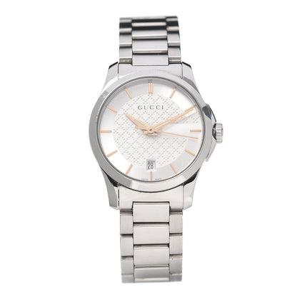 Gucci Stainless Steel 27mm G-Timeless Quartz Watch 1 of 7