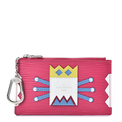 Louis Vuitton Epi Tribal Mask Key Pouch Pivoine 1 of 7