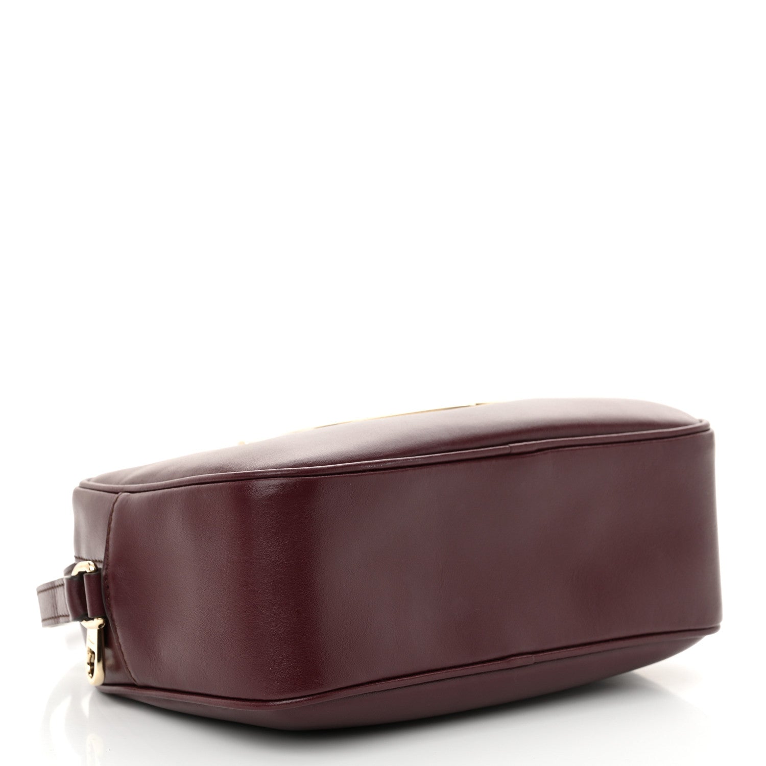 Salvatore Ferragamo Calfskin Vela Camera Crossbody Bag Burgundy 4 of 9
