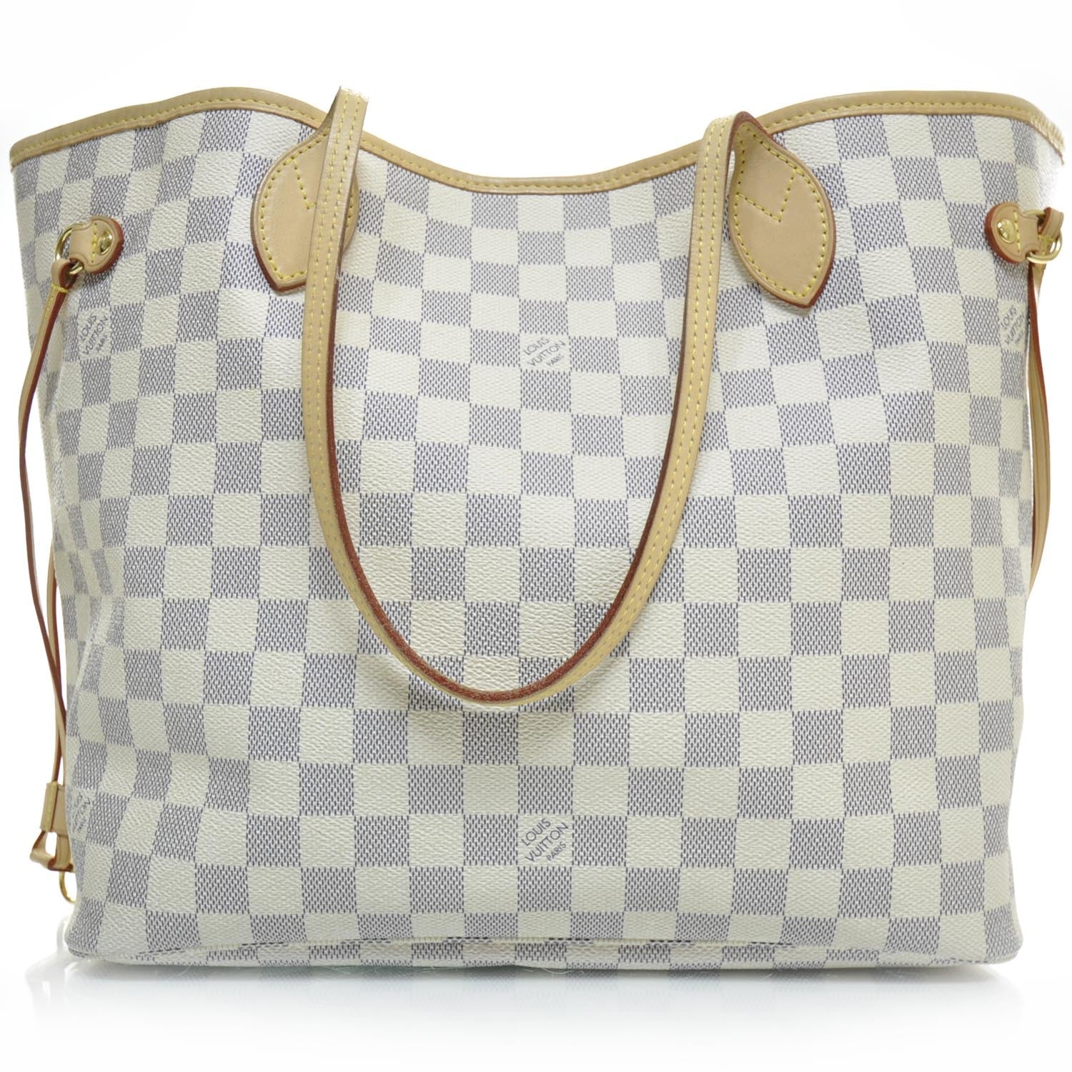 Louis Vuitton Damier Azur Neverfull MM 2 of 9