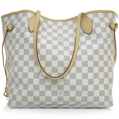 Louis Vuitton Damier Azur Neverfull MM 2 of 9