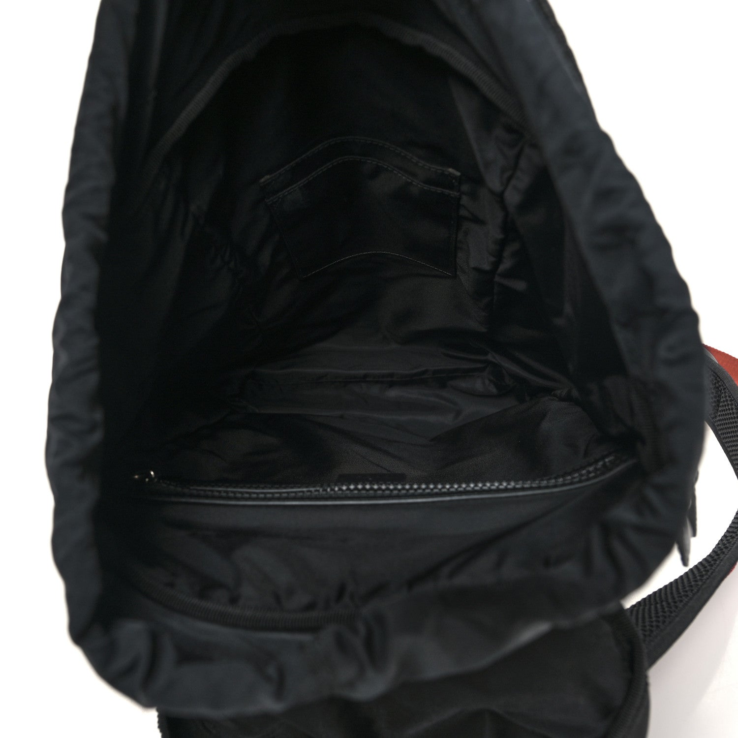 Gucci Techno Canvas Web L'Aveugle Par Amour Embroidered Double Buckle Backpack Black 5 of 11