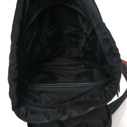 Gucci Techno Canvas Web L'Aveugle Par Amour Embroidered Double Buckle Backpack Black 5 of 11