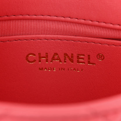 Chanel Lambskin Quilted Mini Funky Town Flap Pink 6 of 10