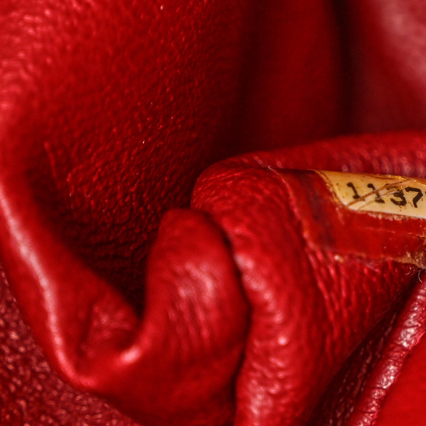 Caviar Quilted Bijoux Chain Shopping Tote Red