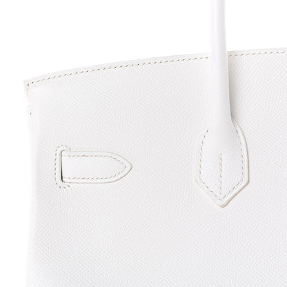 Hermes Epsom Birkin 35 White White 11 of 32